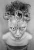 'Unconscious Dream' Framed Print Silver #1